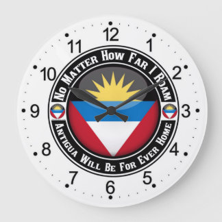 Antigua zal voor elke grote wandklok thuis zijn klok