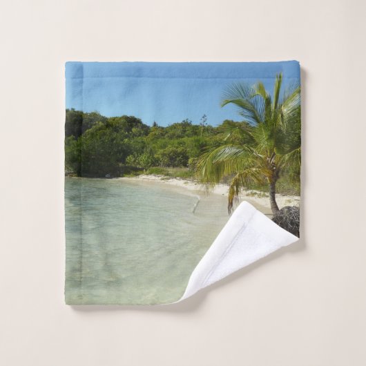 Antiguan Beach Beautiful Tropical Landscape (Gant de toilette)