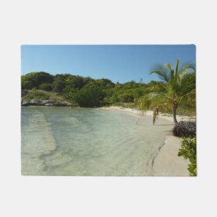 Antiguan Beach Mooi tropisch landschap Deurmat
