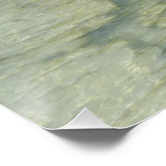 Antiguan Beach Mooi tropisch landschap Perfect Poster (Hoek)