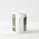 Antiguan Beach Mooi tropisch landschap Porselein Kop (Achterkant)