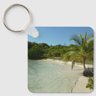 Antiguan Beach Mooi tropisch landschap Sleutelhanger