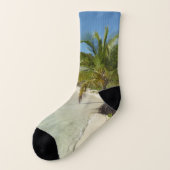 Antiguan Beach Mooi tropisch landschap Sokken (Links - buitenkant)
