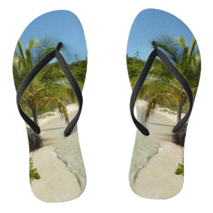 Antiguan Beach Mooi tropisch landschap Teenslippers