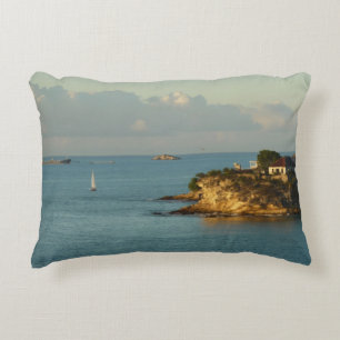 Antiguan Coast Beauful Island Seascape Decoratief Kussen