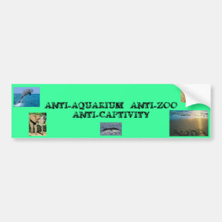 ANTIKAPING VOOR WILDE DIEREN BUMPERSTICKER