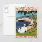Antillen midden-Amerique Briefkaart (Voorkant / Achterkant)