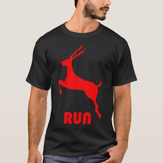 Antilope Rood T-shirt (Voorkant)