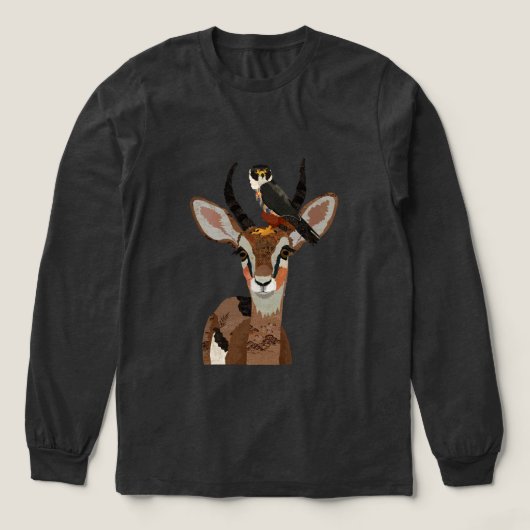ANTILOPE & VALK Tri-Blend SHIRT (Voorkant)