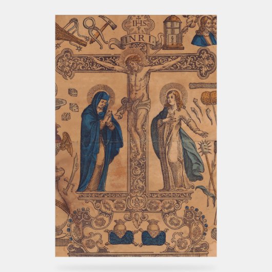 Antimins symbole eucharistique (Recto)