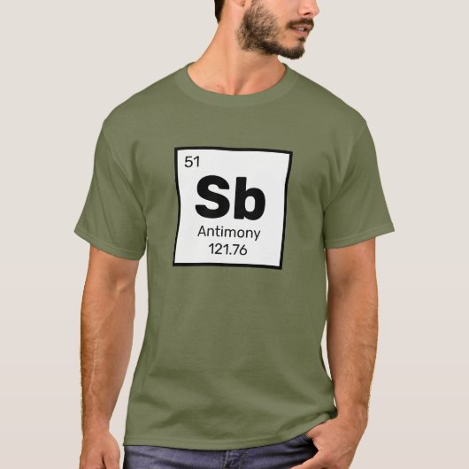 Antimoon / Periodiek Tafel - SB Element T-shirt (Voorkant)