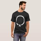 Antinatalistisch logo shirt (Voorkant volledig)