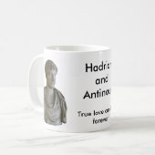 Antinous, Hadrianand, Antinous, True lov... Koffiemok (Voorkant links)