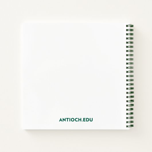Antiochië University Seal Notitieboek (Achterkant)