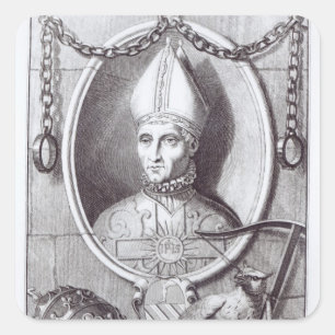 Antipaus John XXIII, 1713 Vierkante Sticker