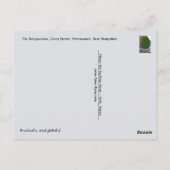 Antiquarium, Portsmouth, NH Briefkaart (Achterkant)