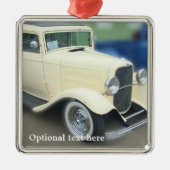 Antique 1920s Ornement en métal automobile (Devant)