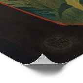 Antique affiche de voyage Palerme Italie 1920 (Coin)