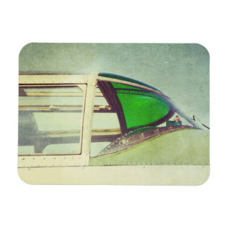 Antique Airplane Cockpit Green Magneet