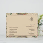 Antique Antique Vieux Monde Programme de mariage (Debout devant)