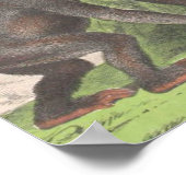 Antique apenprint poster (Hoek)