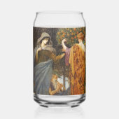 Antique Art Nouveau Four Seasons by Walter Crane (Recto)