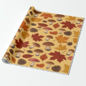 Antique Autumn Style Old World Elegance Cadeaupapier (Uitgerold)
