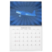 Antique Avions Biplanes Calendrier 12 mois (Feb 2026)
