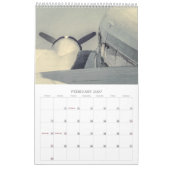 Antique Avions Biplanes Calendrier 12 mois (Feb 2027)