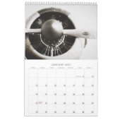 Antique Avions Biplanes Calendrier 12 mois (Jan 2027)