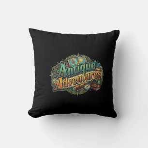 Antique Avonturen – Grafisch T-Shirt voor Vintage Kussen