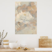 Antique Beige Vintage Pattern Decorative Poster 3 (Cuisine)