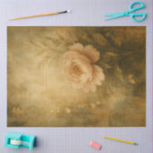 Antique Blush Peony – Floral Background Decoupage Tissuepapier (Craft)