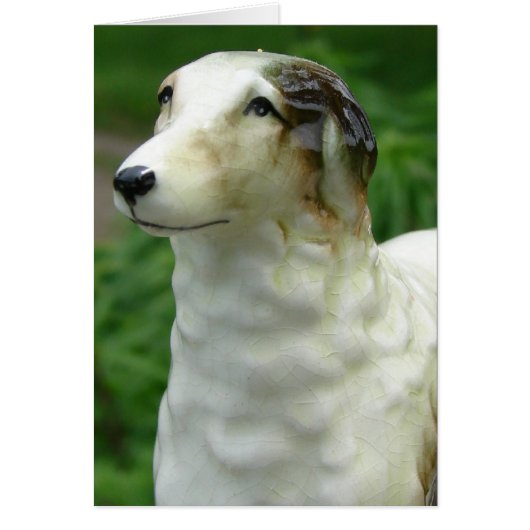 Antique Borzoi Figurine Toutes Les Occasions Vide  (Devant)