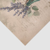 Antique Botanical Lavender  Tissuepapier (Detail)