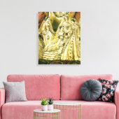 Antique Bride Vintage Wedding Canvas Afdruk (Insitu (Woonkamer))