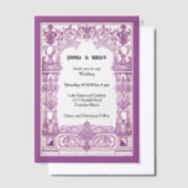 Antique cadre Invitation (Compenser)