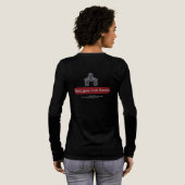 Antique Car Barn - Black Long Sleeve Tri-Blend Shirt (Achterkant)
