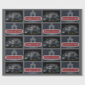 Antique Car Barn Cadeaupapier (Vlak)