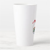 Antique Car in a Clear Christmas Bauble Latte Mok (Voorkant)