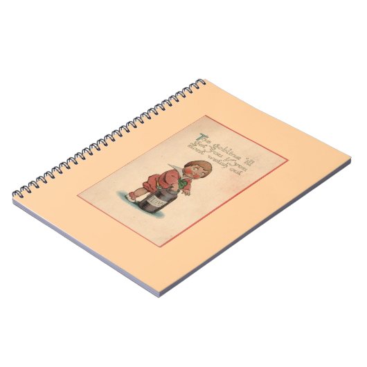 Antique Carnet Spiral Goblin (Côté gauche)