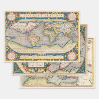Antique carte Poids lourd Papier de découpage