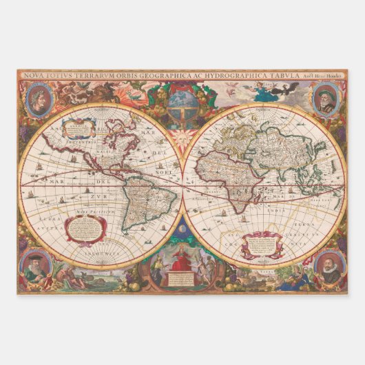 Antique carte Poids lourd Papier de découpage (Devant)