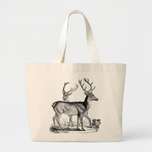 Antique cerf de stade sauvage sur le Sac fourre-to