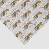 Antique Christmas Tree Angel Victorian Christian Tissuepapier (Detail)