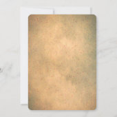 Antique Cirque Thème Fête Invitation (Dos)