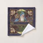 Antique de Noël des Père Noël Angels victoriens (Gant de toilette)