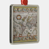 Antique décoration de la carte du monde (Droite)