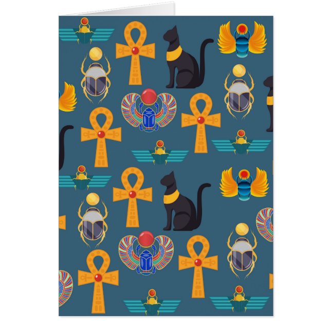 Antique Egypt Pattern, Hieroglyphics digital paper (Devant)