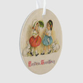 Antique Enfants Rabat Art de Pâques (devant)